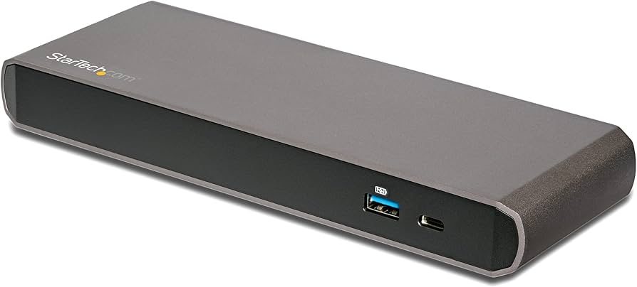 StarTech.com Thunderbolt 3 Dock - Dual Monitor 4K 60Hz Laptop Docking  Station with DisplayPort - 85W Power Delivery - 3-Port USB 3.0 Hub,  Ethernet,